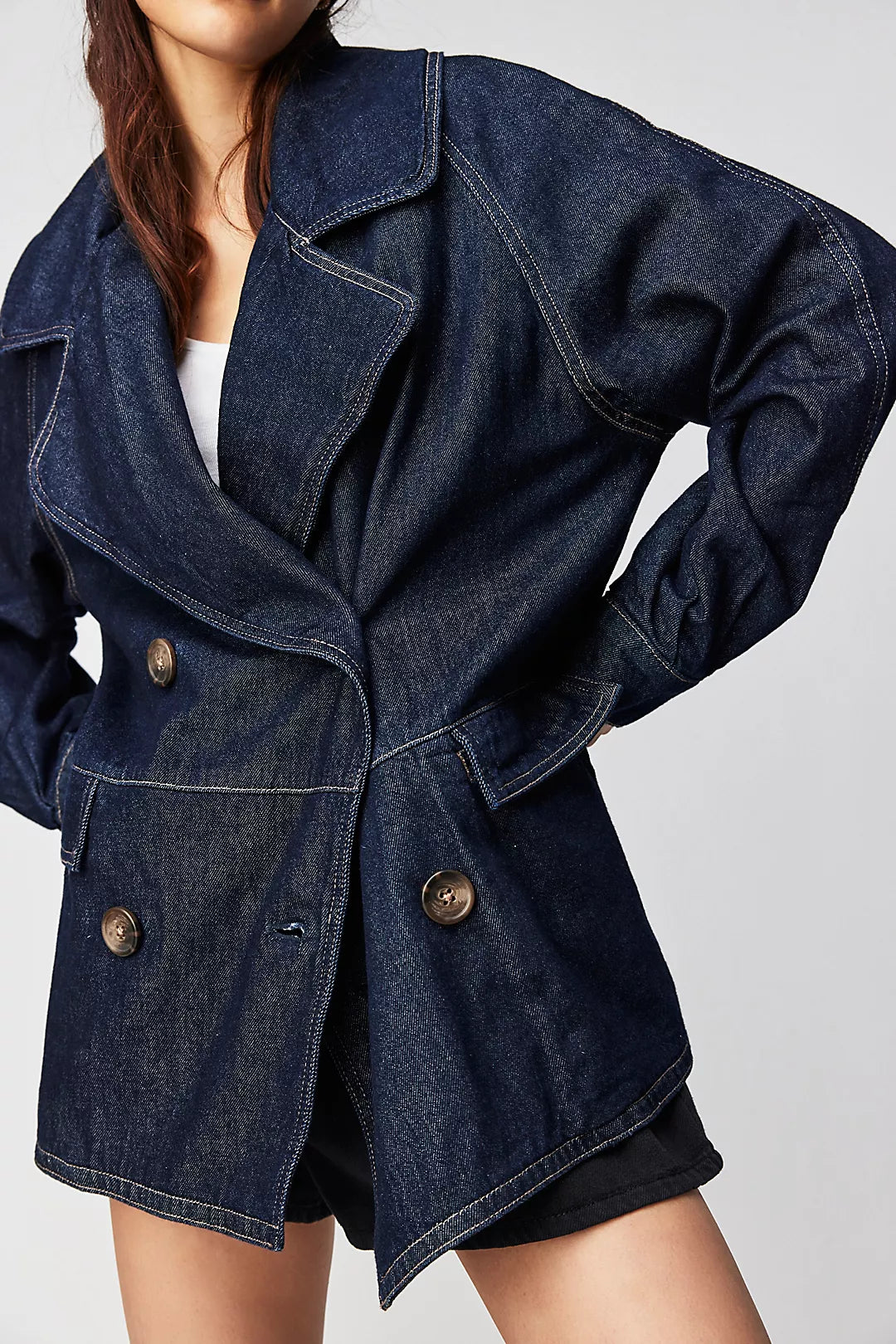 Denim car coat hotsell