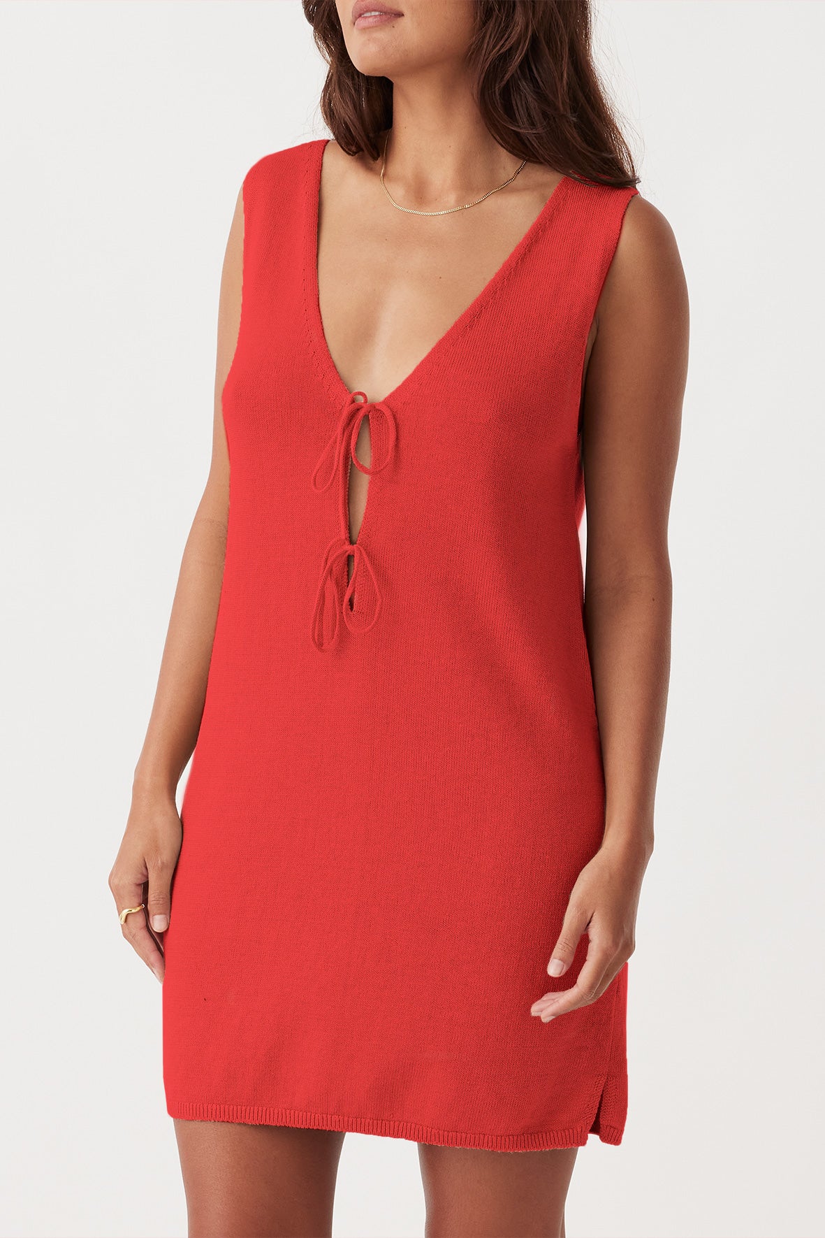 Poppy Mini Dress - Hibiscus