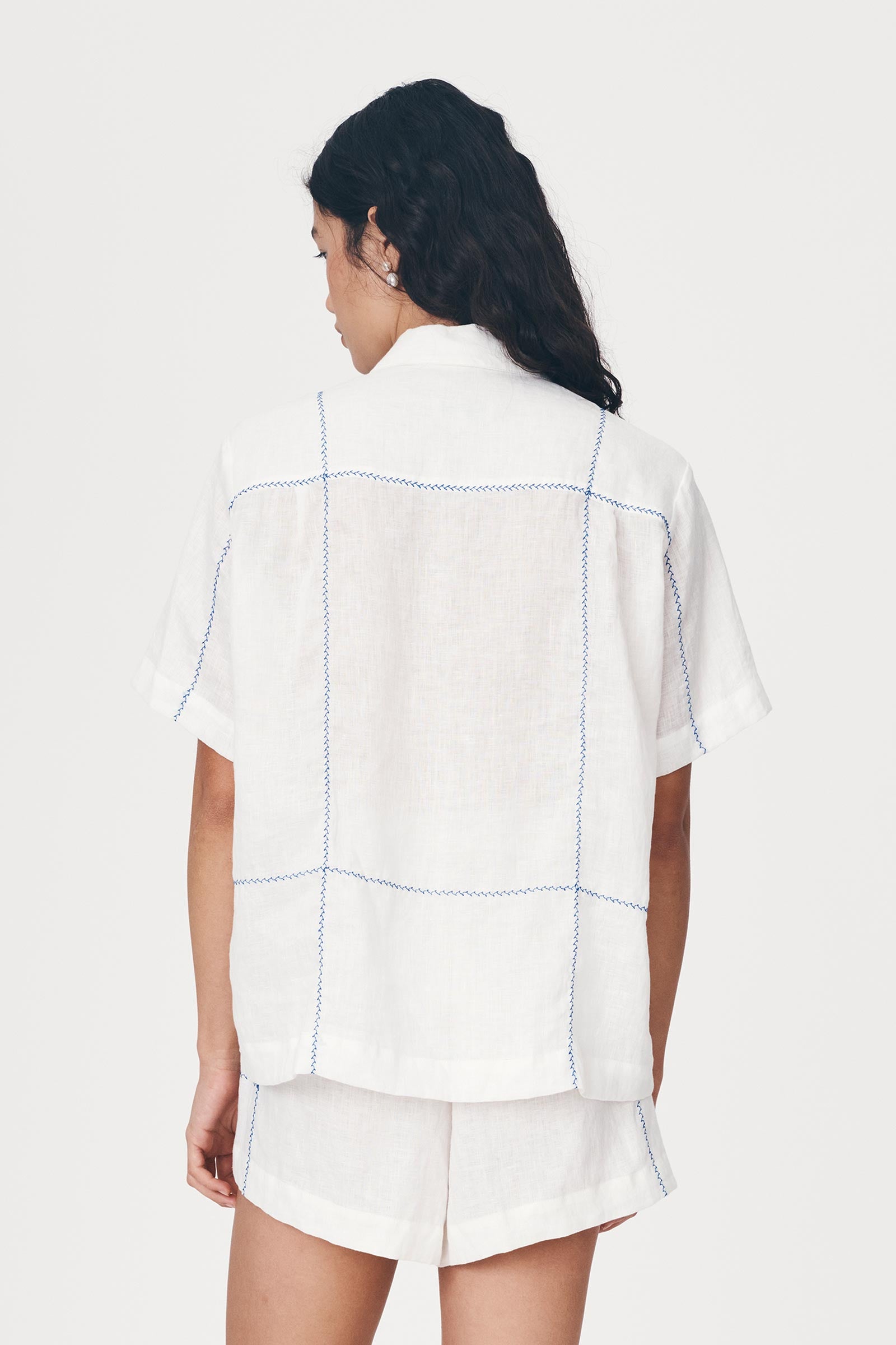 Aries Linen Shirt - Bone