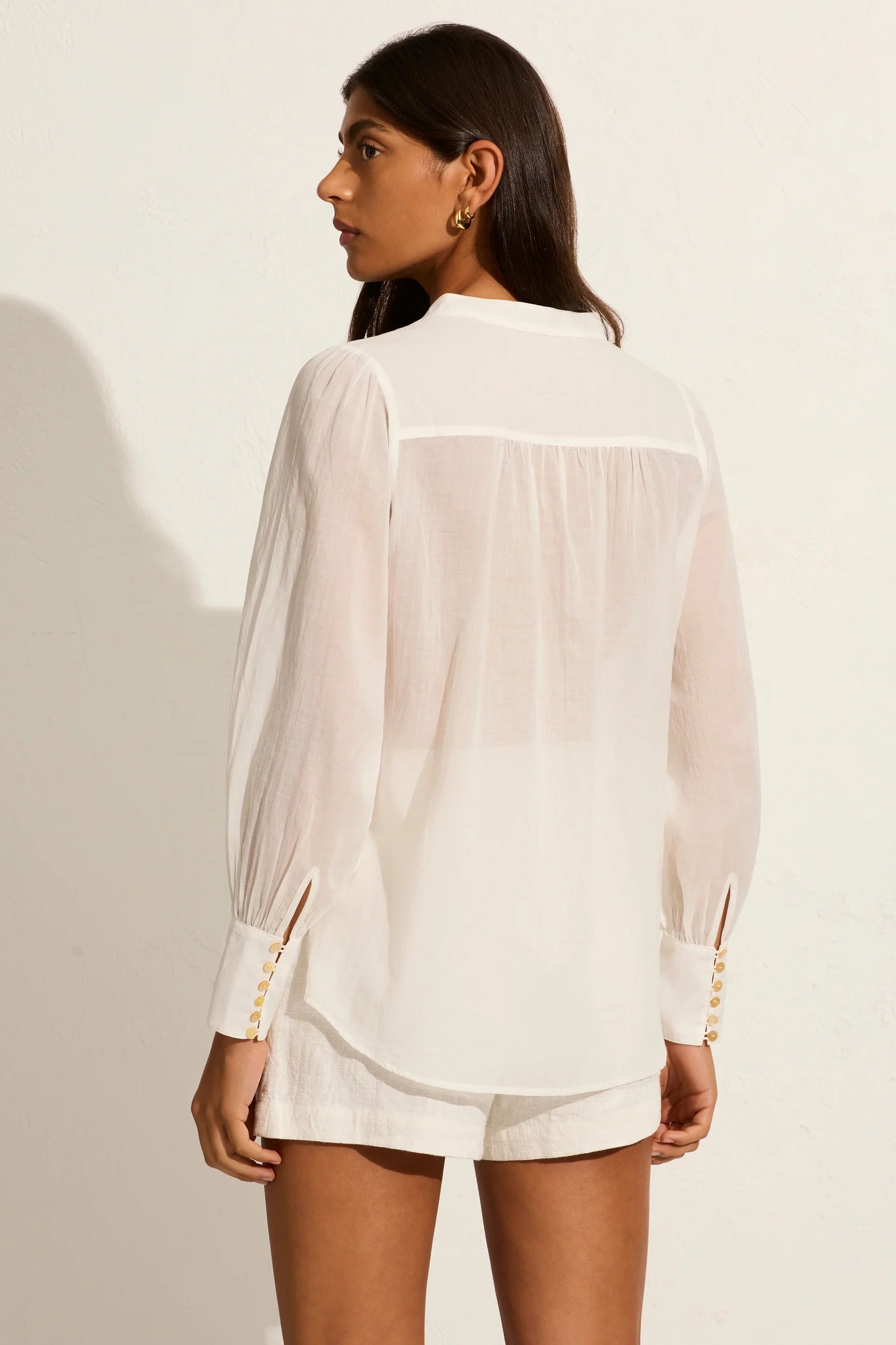 Birdie Blouse - White