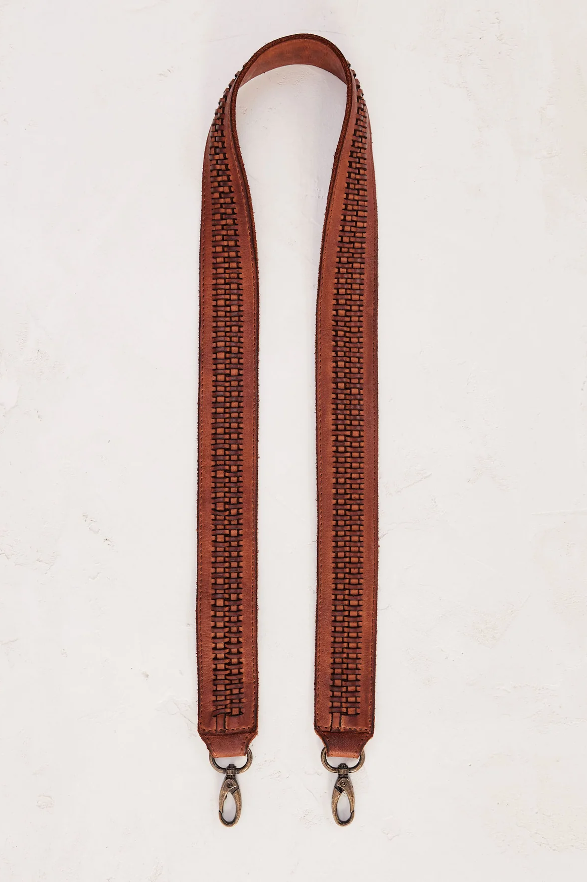 Braided Strap Long - Cognac