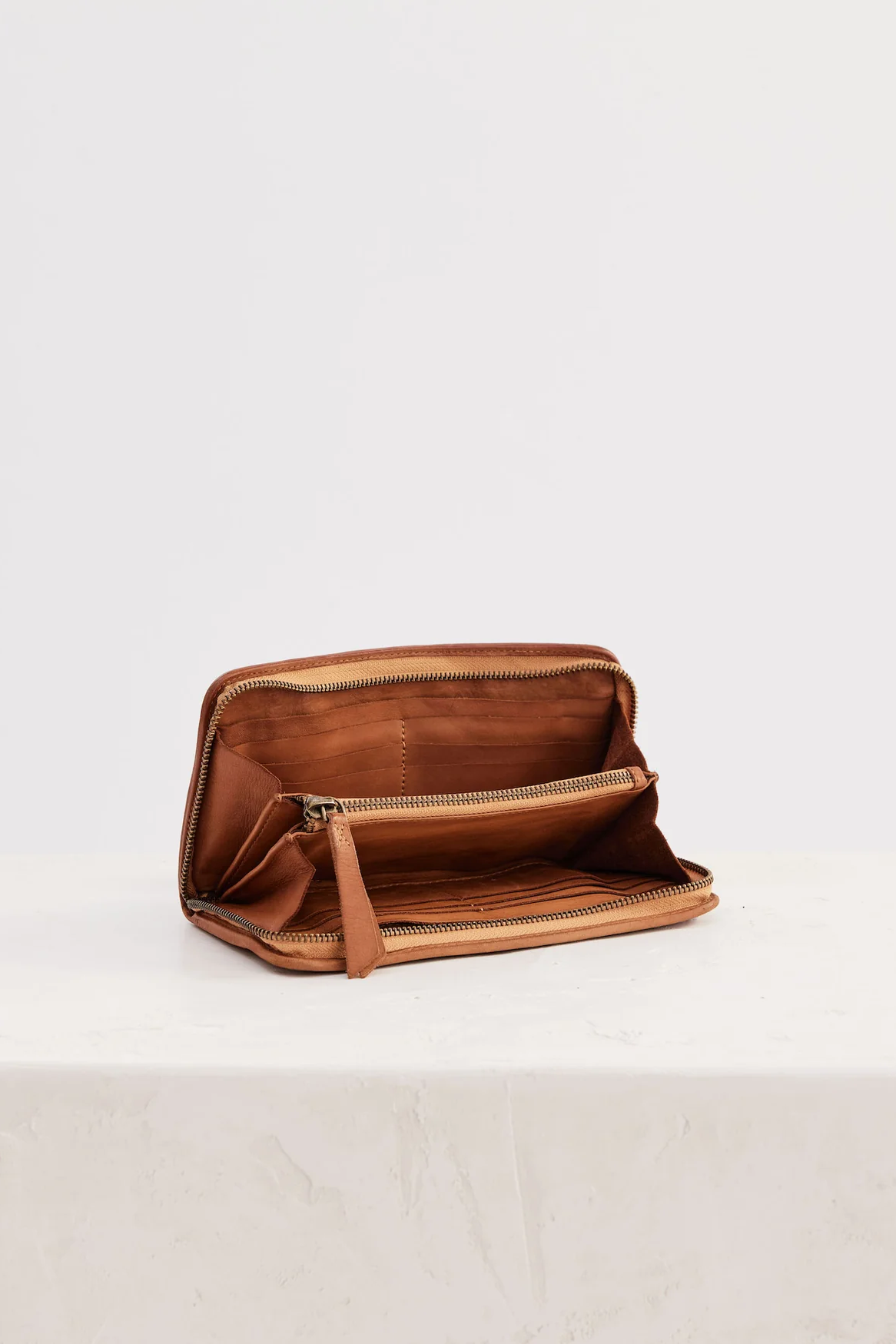 Braid Wallet - Tan