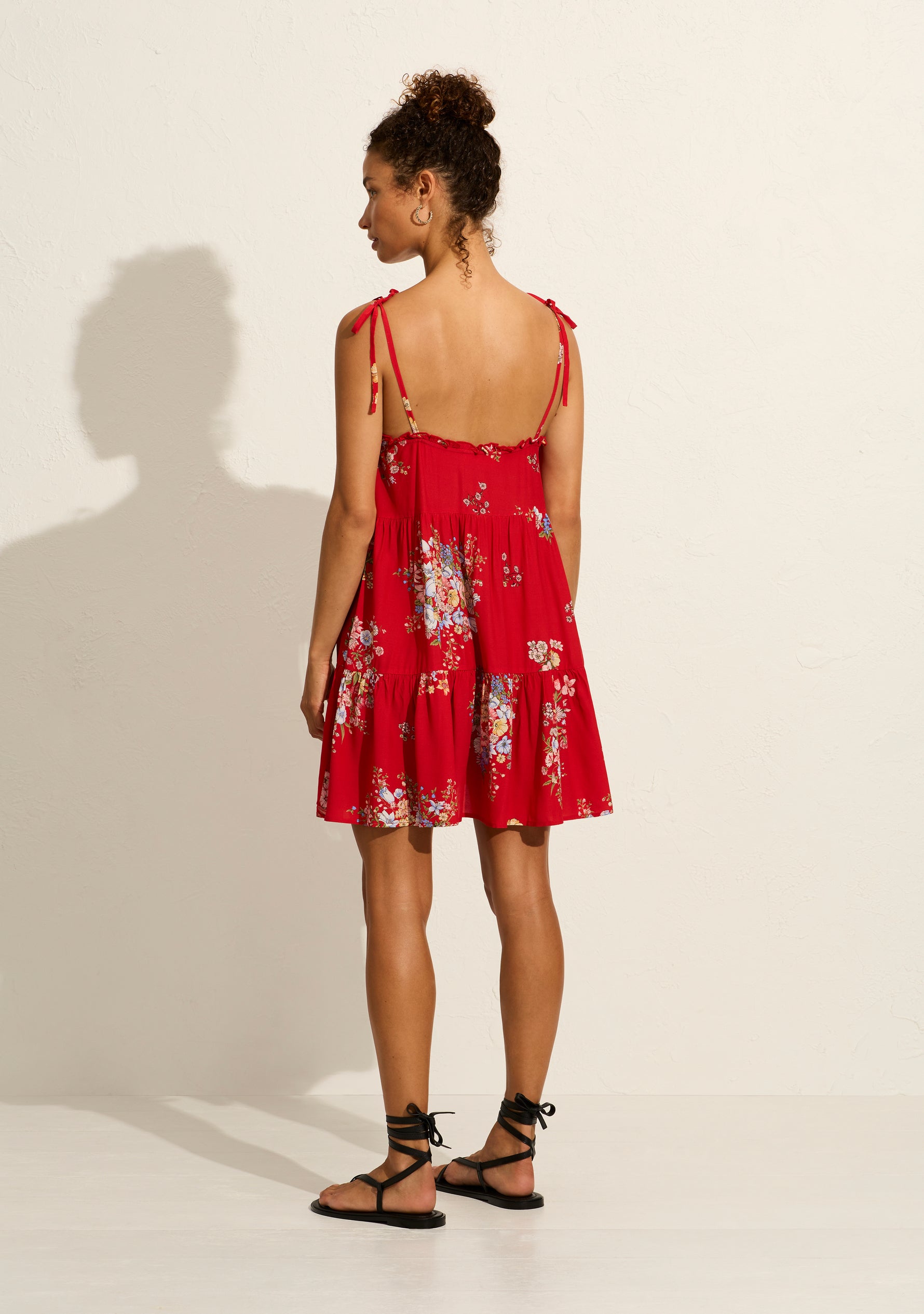 Cameo Mini Dress - Red