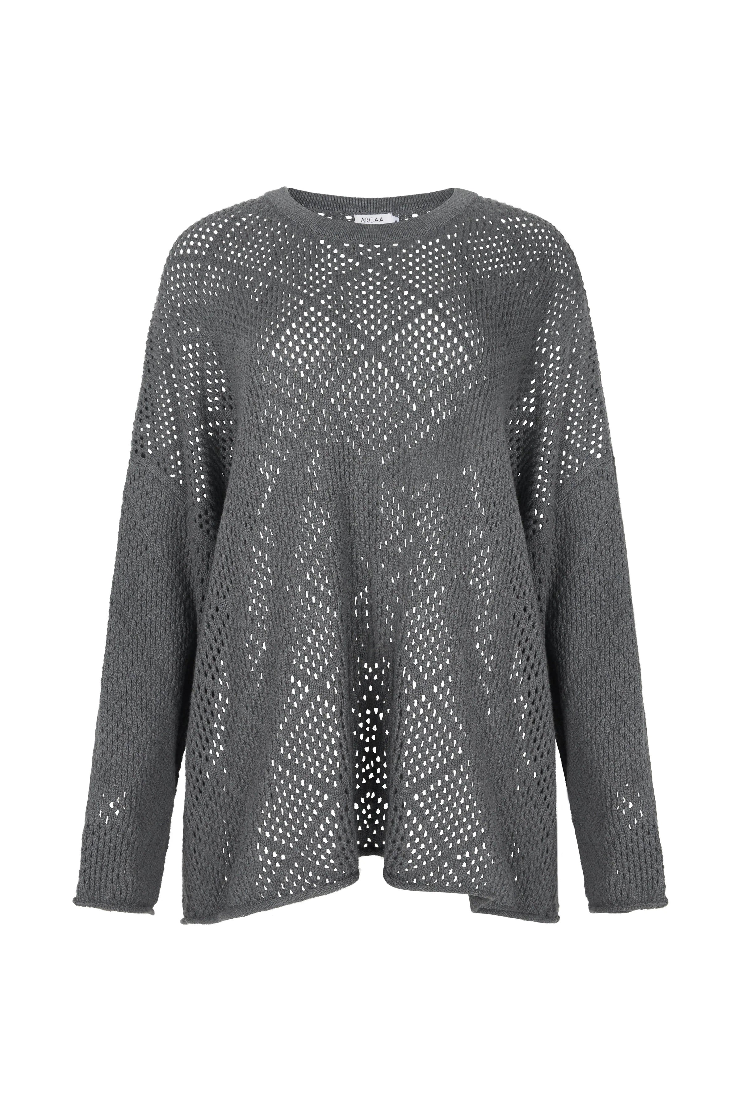 Ezra Sweater - Dark Grey Marle