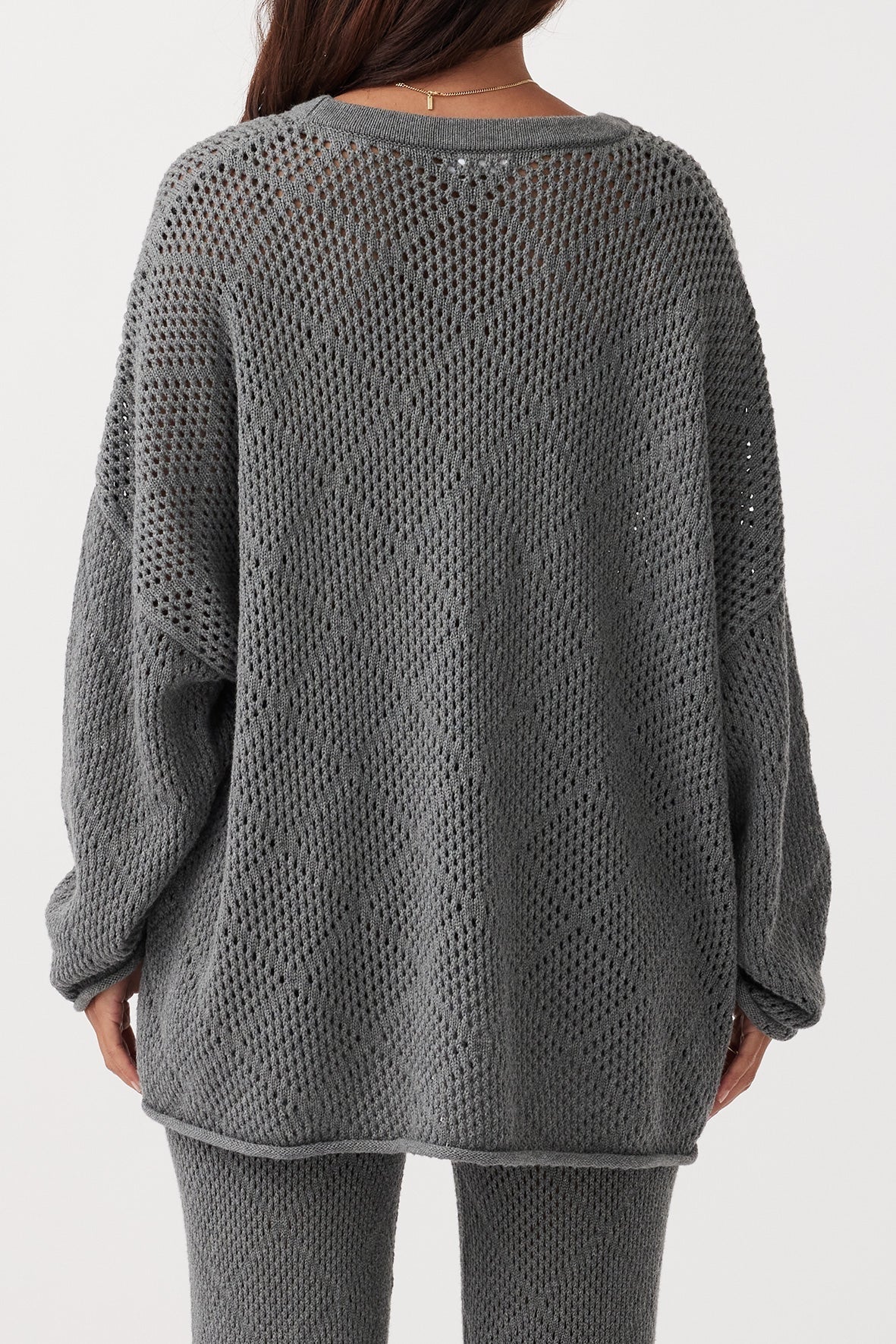 Ezra Sweater - Dark Grey Marle