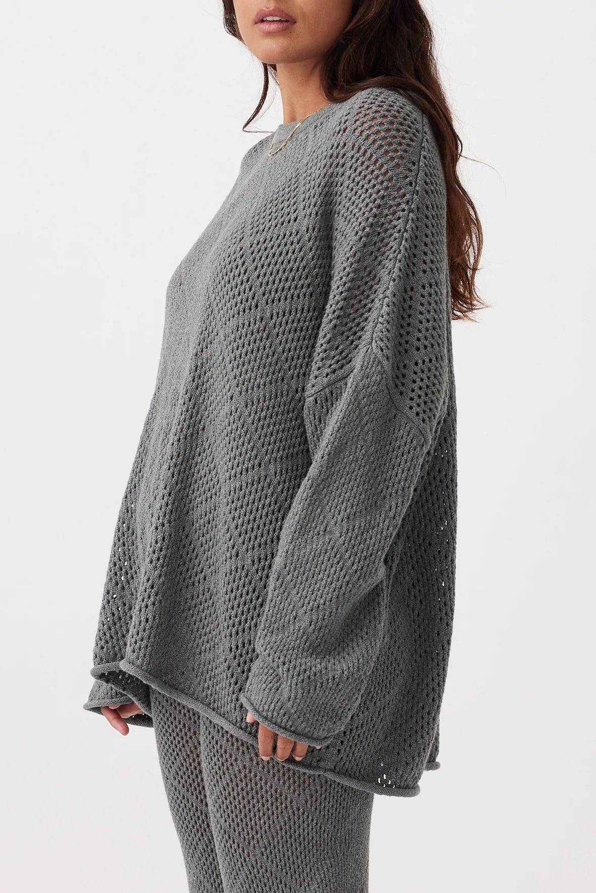 Ezra Sweater - Dark Grey Marle