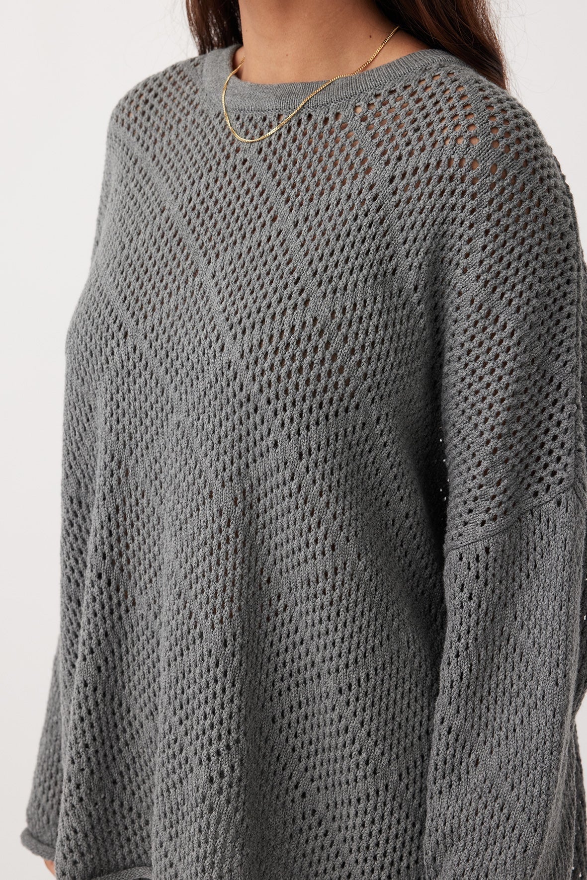 Ezra Sweater - Dark Grey Marle