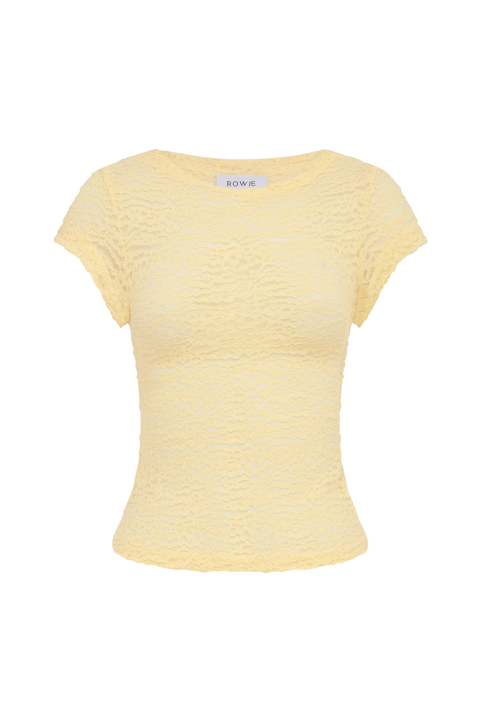 Galo Lace Tee - Lemon