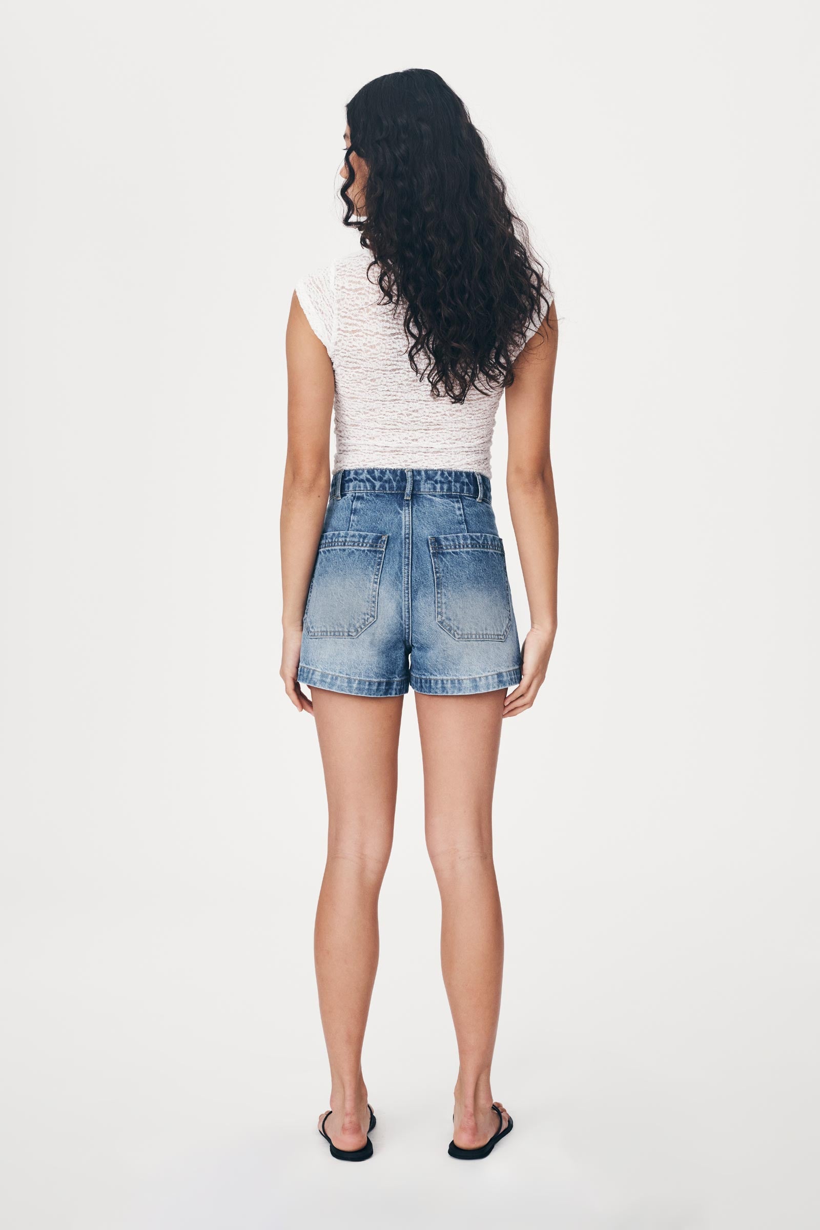 Gio Denim Shorts - Classic Wash