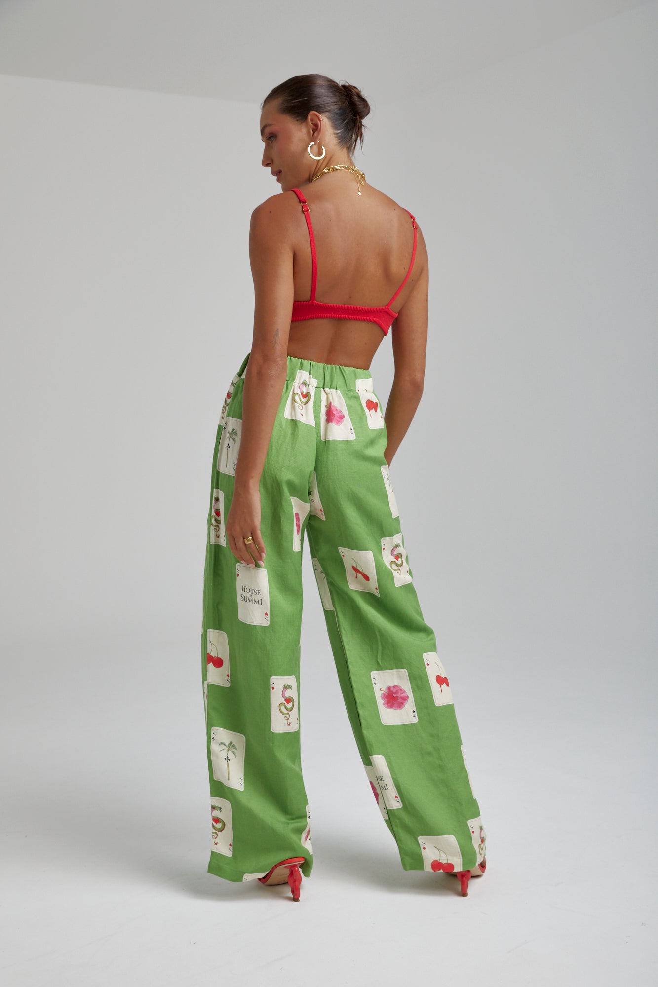 Linen Pants - House Of Summi Tarragon