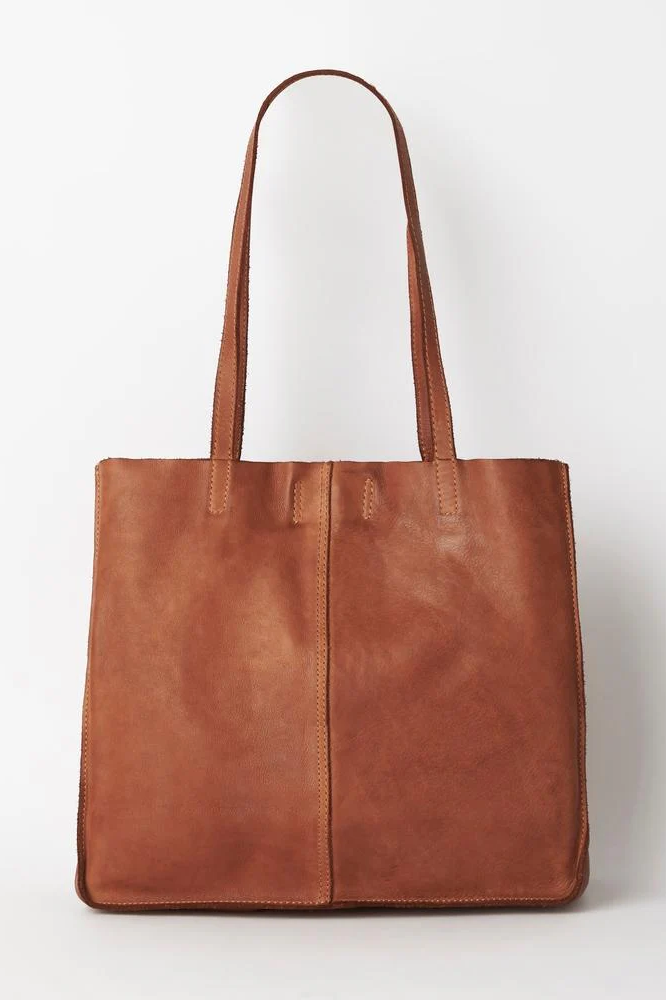 Baby Unlined Tote - Cognac