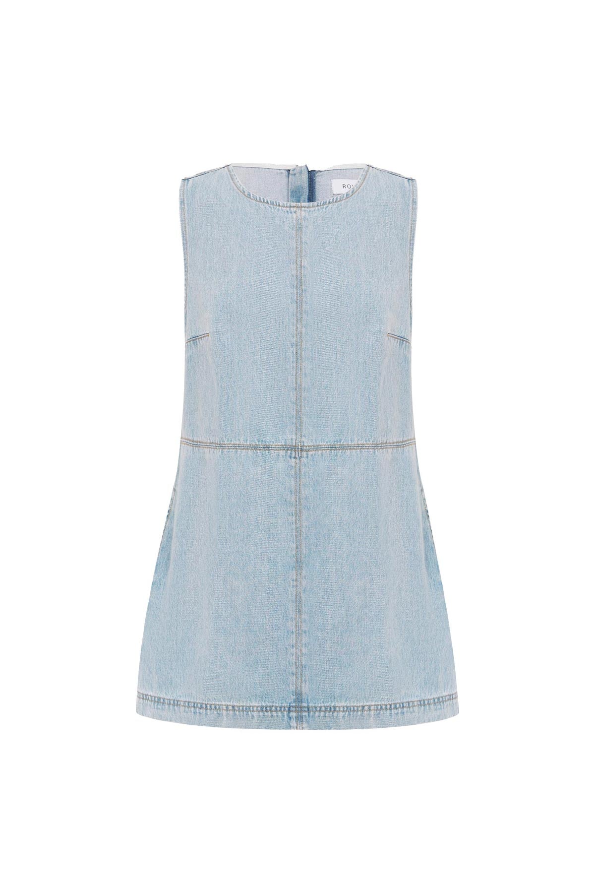 Jean Denim Mini Dress - Azul