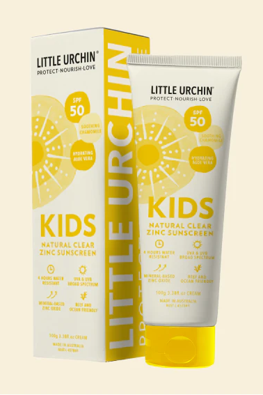 Kids Natural Clear Zinc Sunscreen SPF50+ 100g