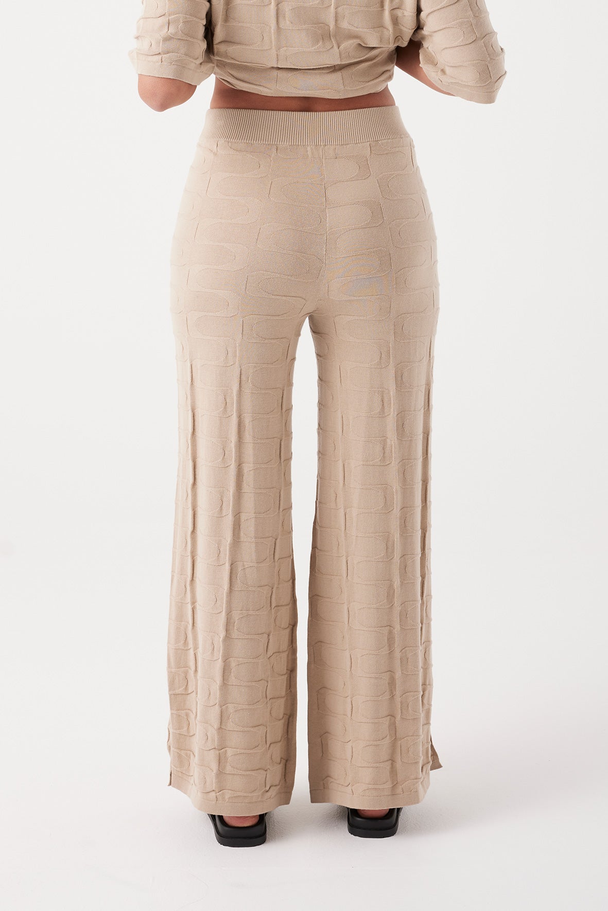 Lara Organic Cotton Pant - Taupe