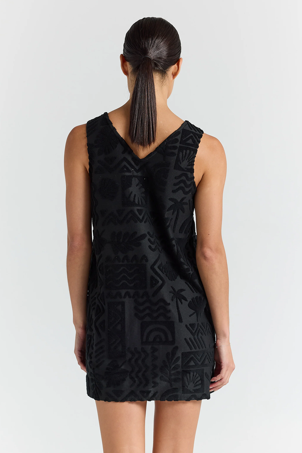 Mai Tai V Tunic Dress - Black