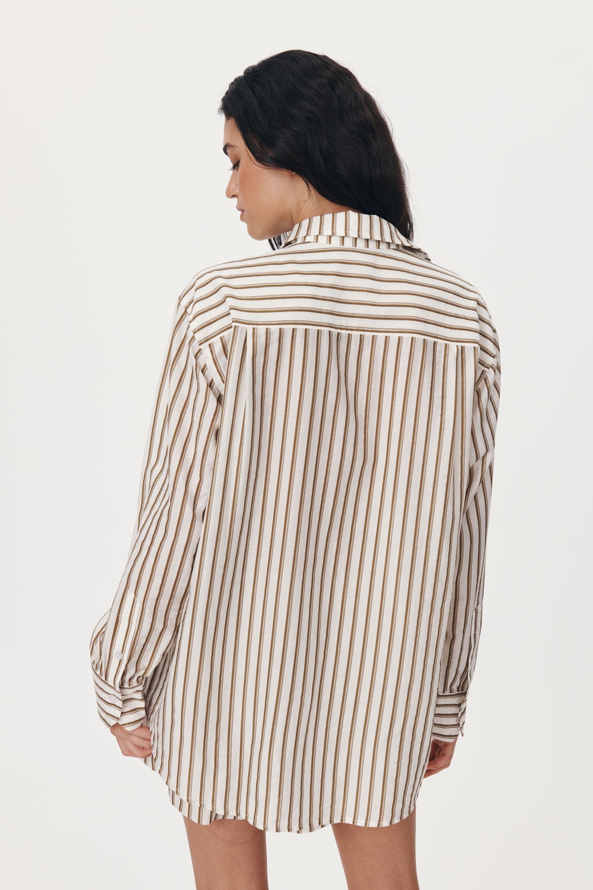 Ramona Stripe Long Sleeve Shirt - Sienna