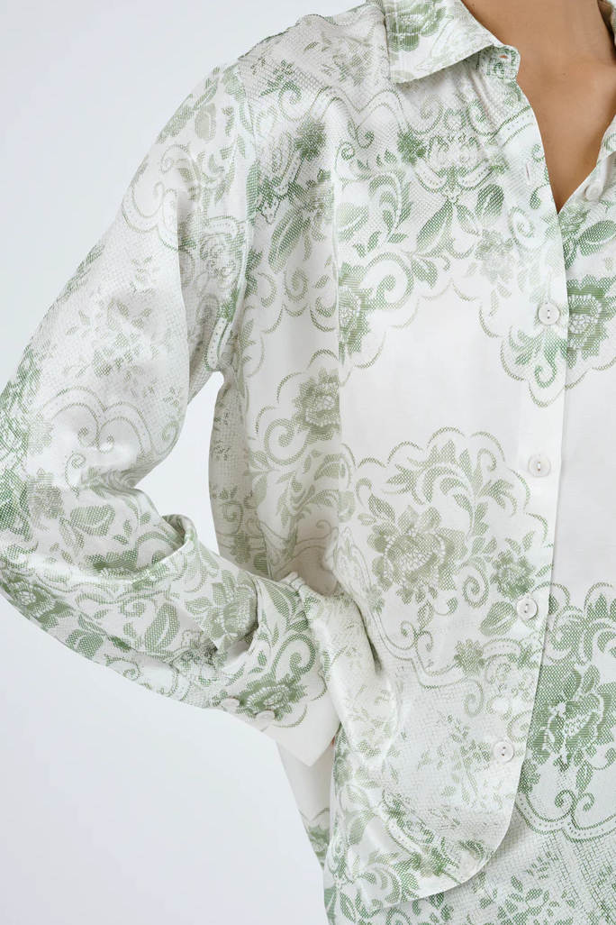 Solene Shirt - Sari Lace Orchid