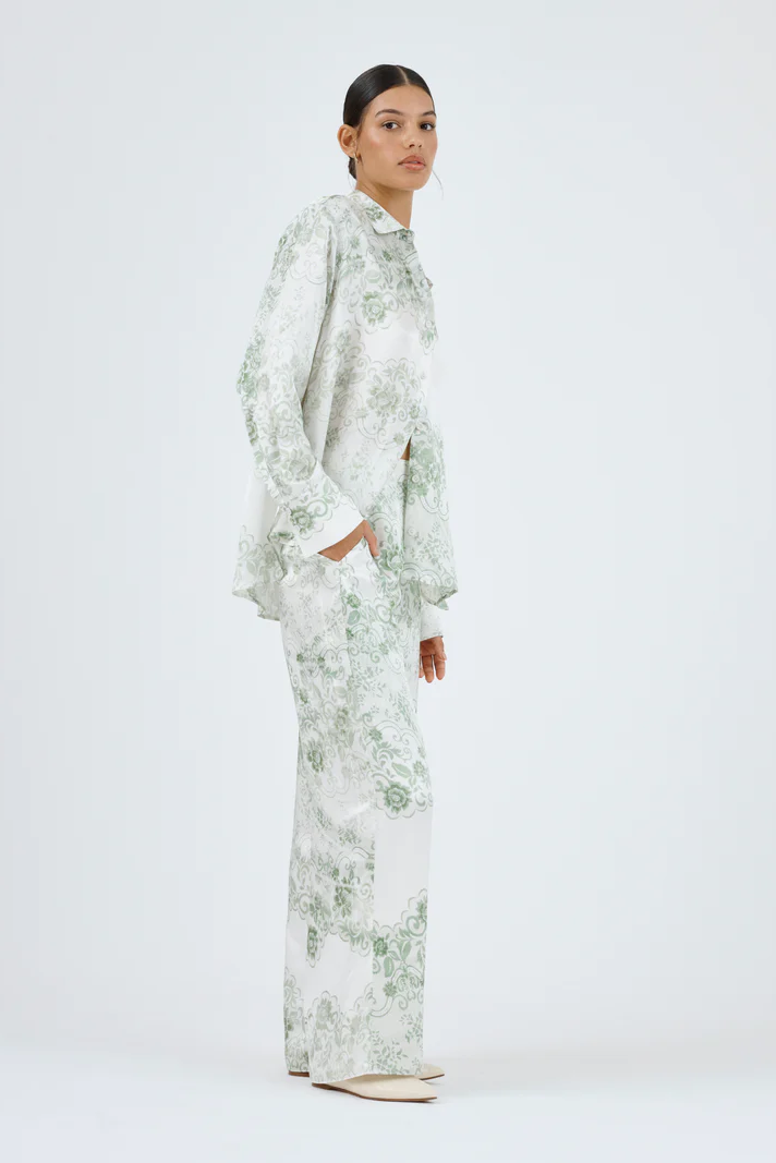 Fez Pant - Sari Lace Orchid