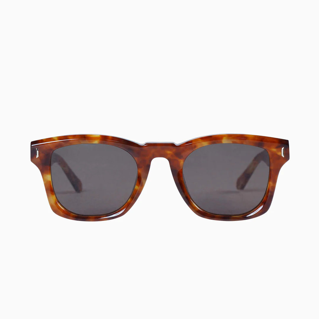 Solomon | Sunglasses - Maple Tort w. Gold Metal Trim / Brown Lens