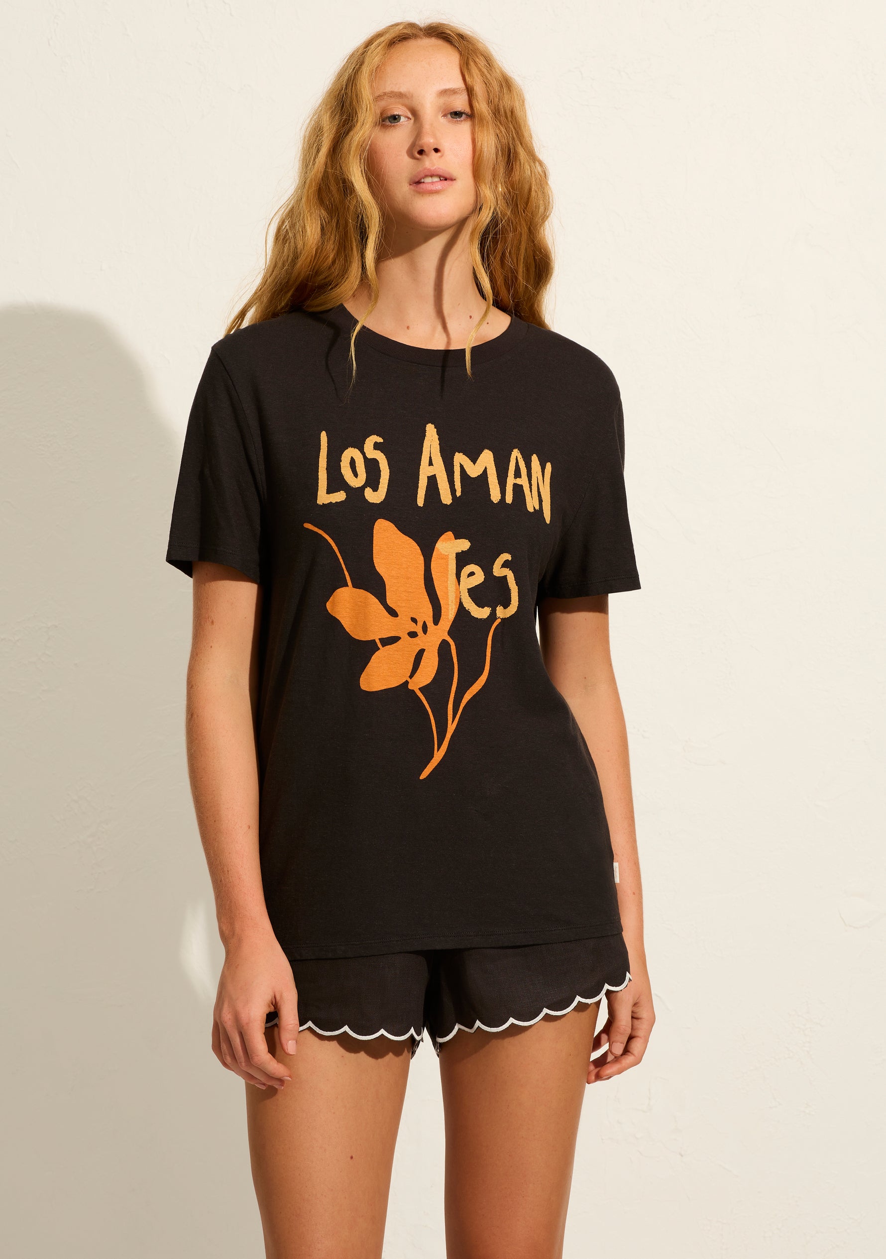 Spanish Lovers Classic Tee - Washed Black