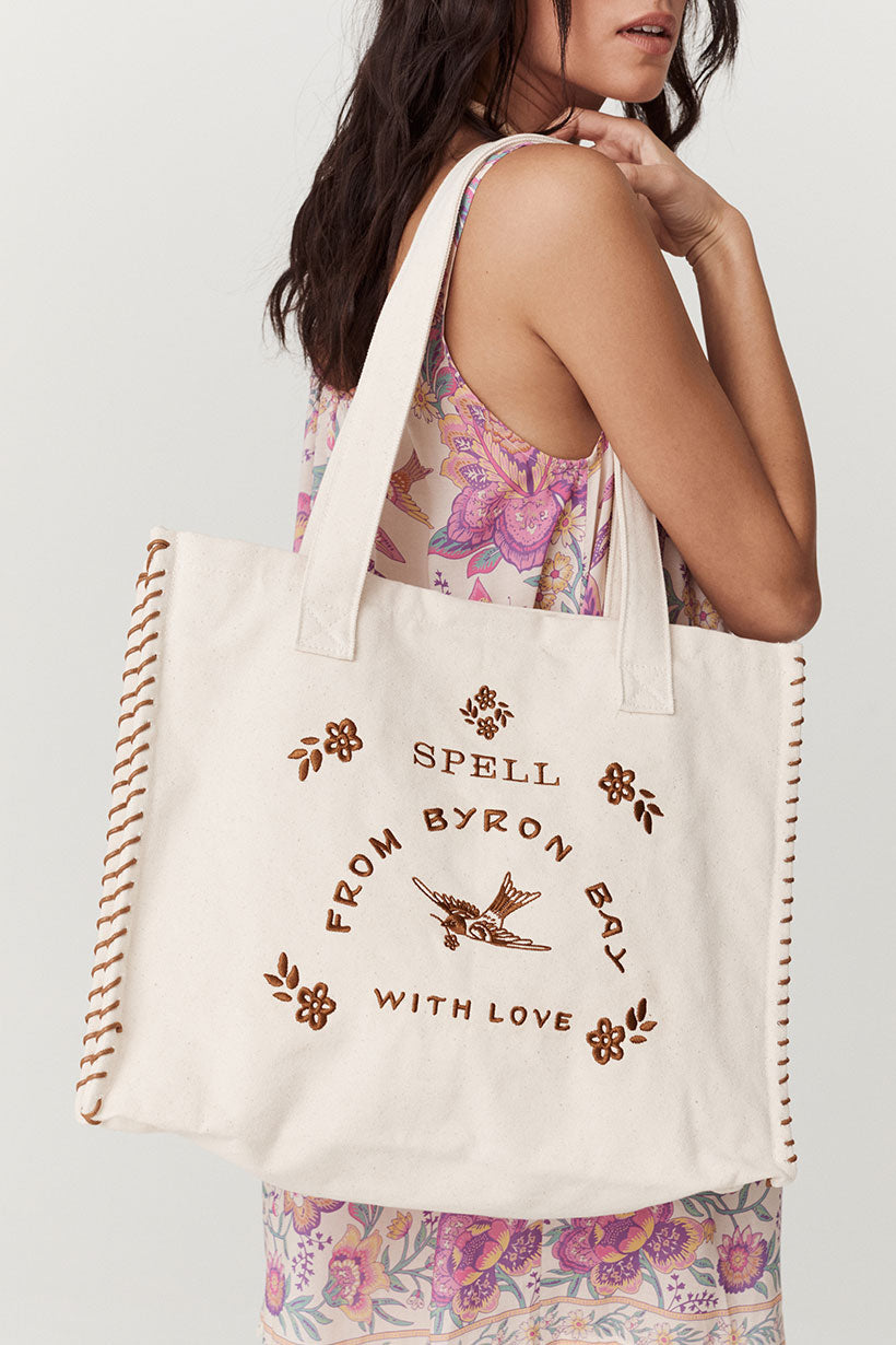 Holiday Tote Bag - Rope