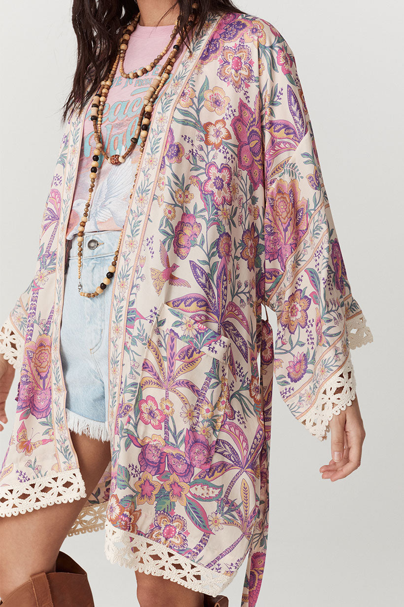 Mojave Lily Short Robe - Opal