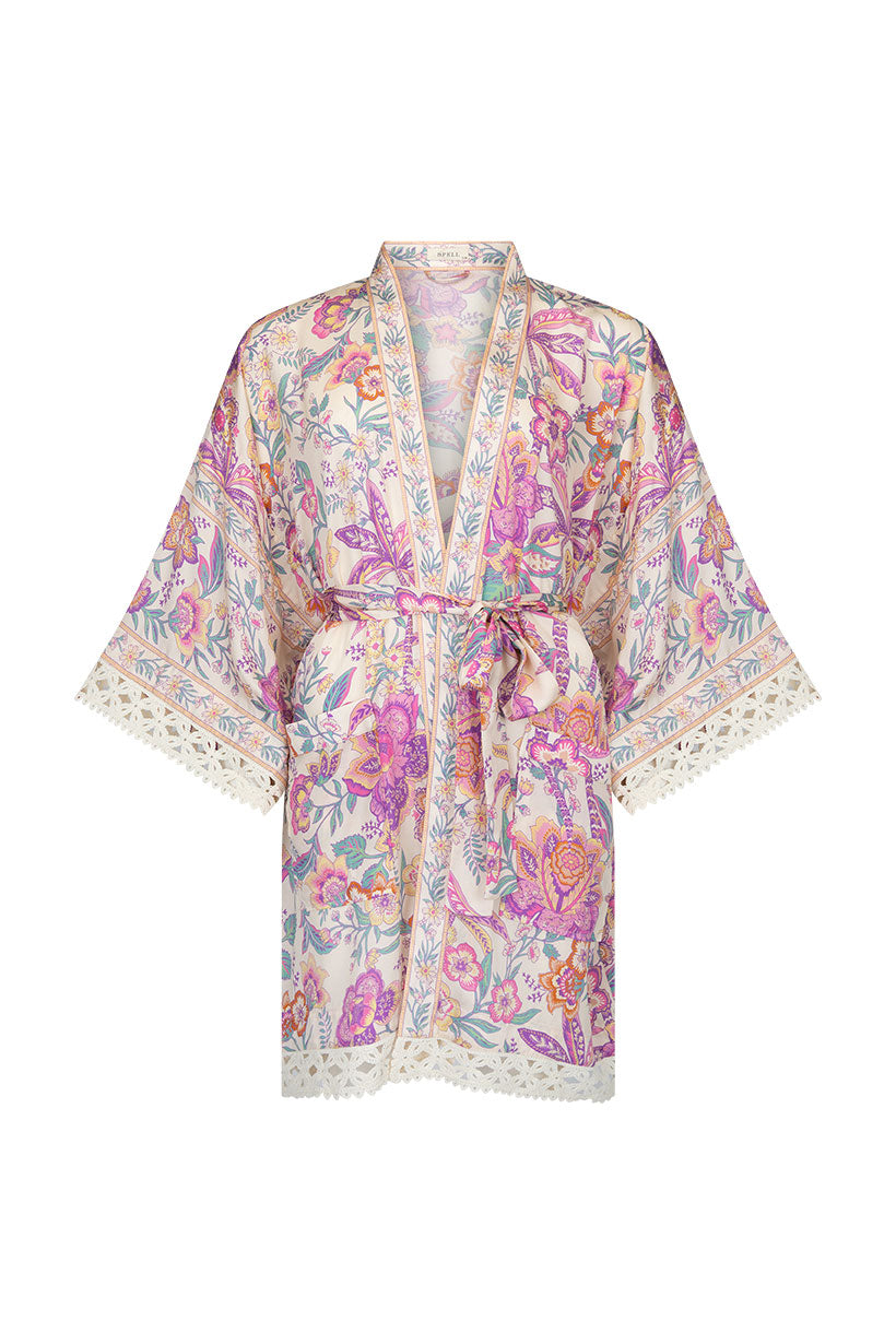 Mojave Lily Short Robe - Opal