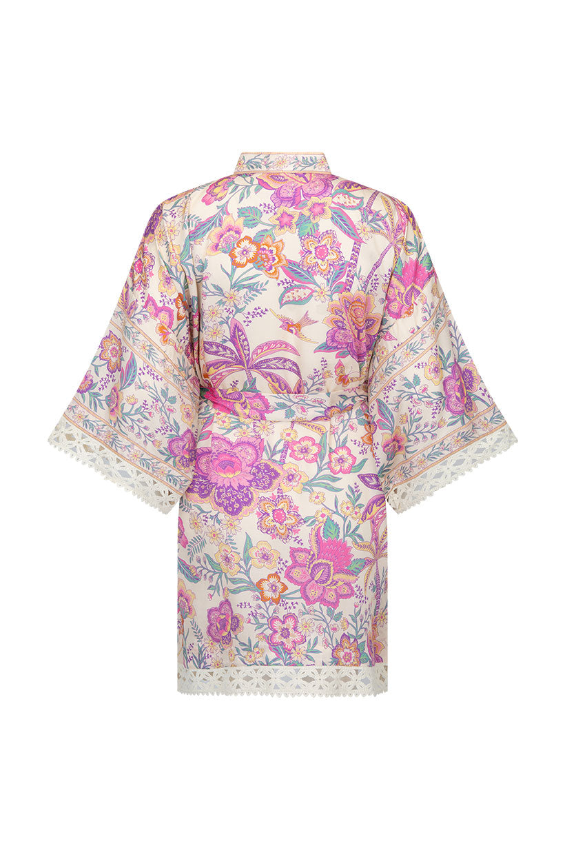 Mojave Lily Short Robe - Opal