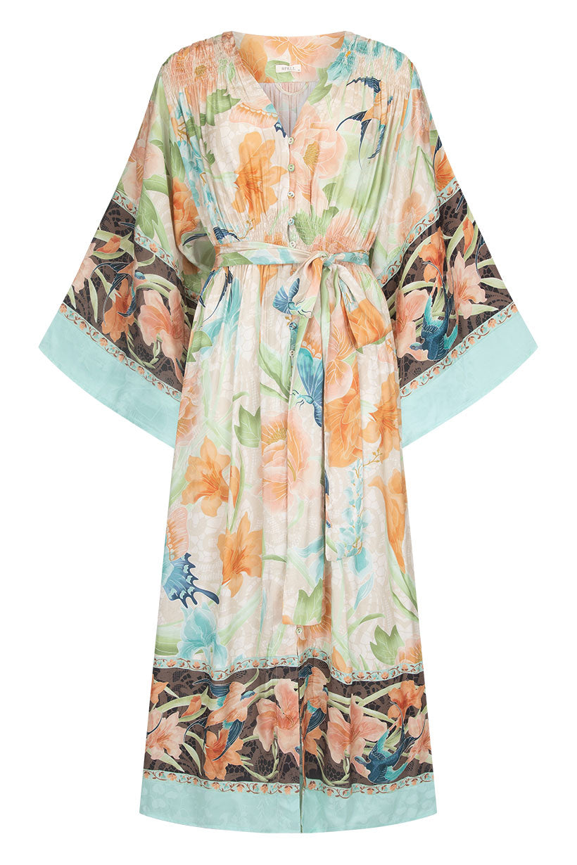 Painters Garden Gown - Seafoam