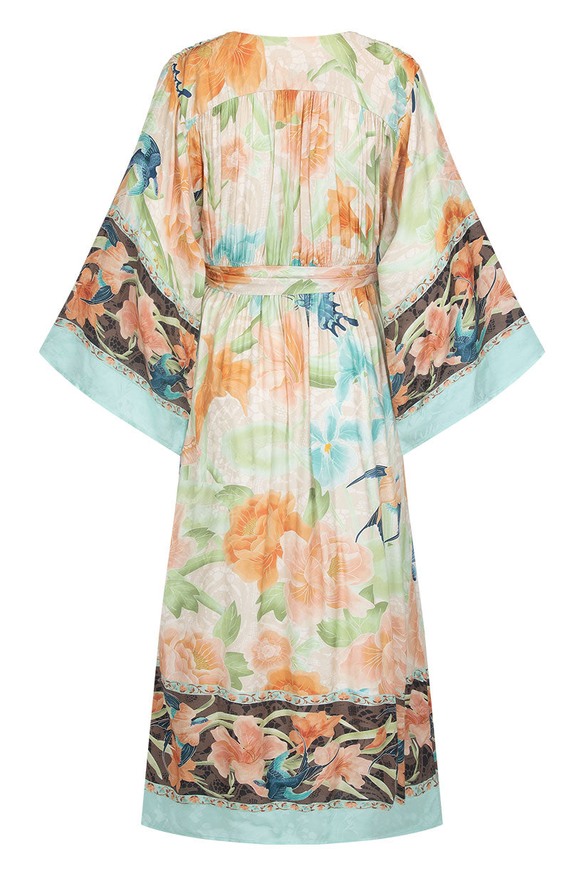 Painters Garden Gown - Seafoam