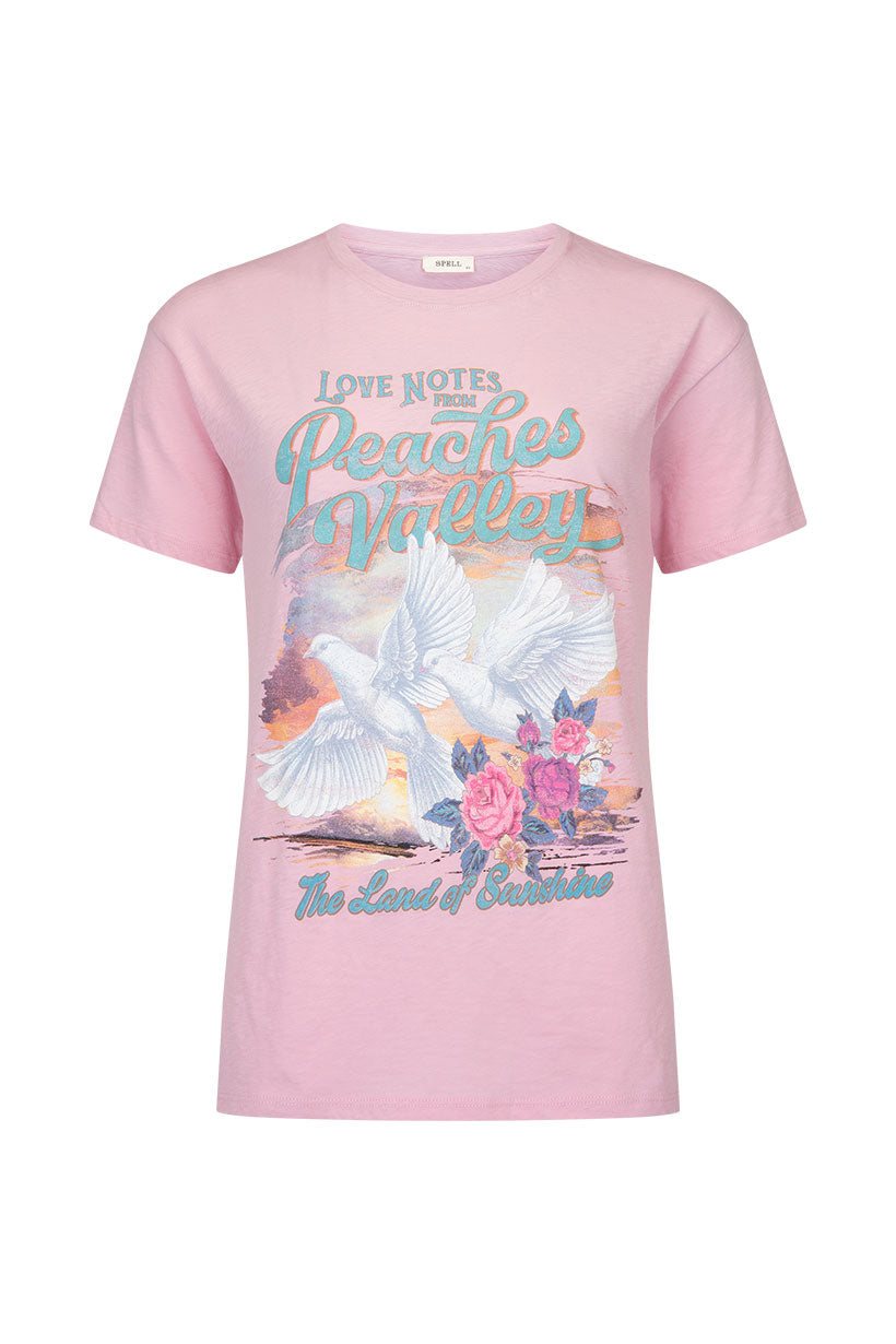 Peaches Biker Tee - Musk