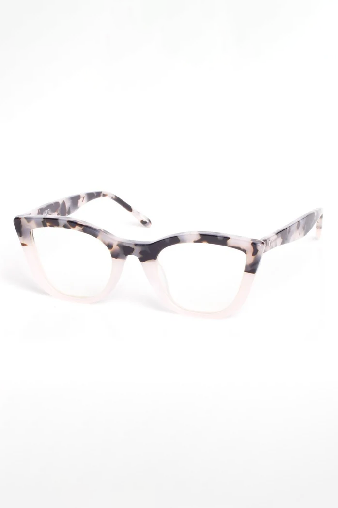 Ludwig | Optics - Baby Pink Tort to Baby Pink / Clear Lens