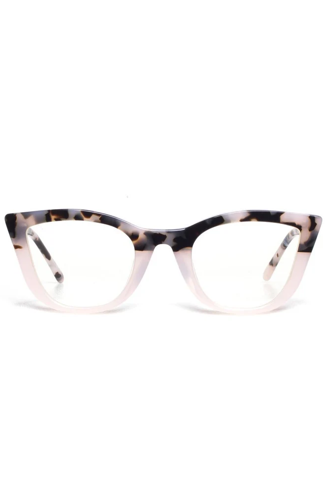 Ludwig | Optics - Baby Pink Tort to Baby Pink / Clear Lens