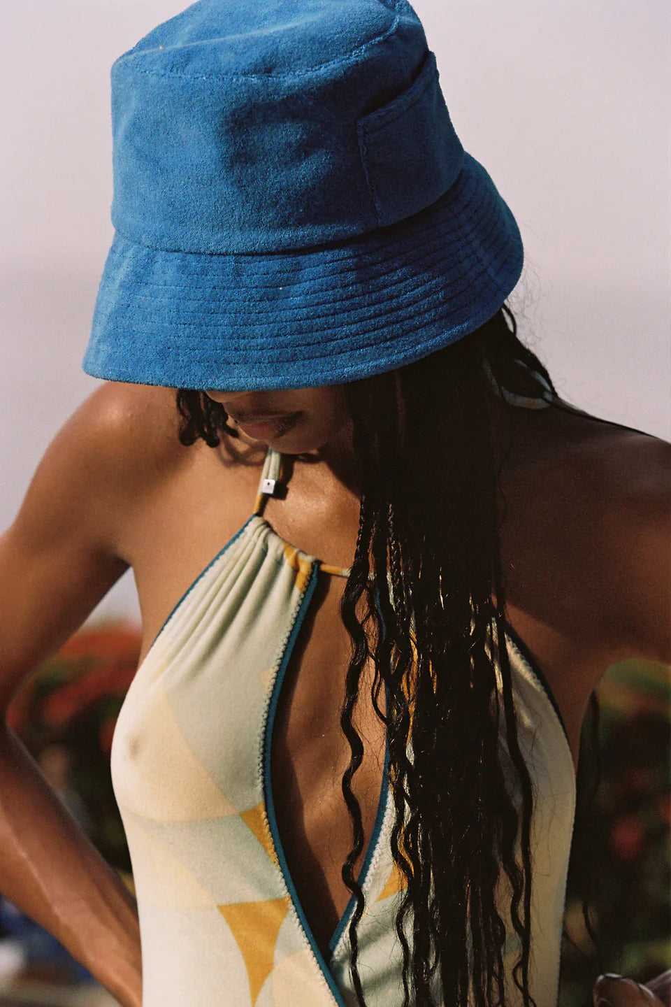 Wave Bucket Hat - Cobalt