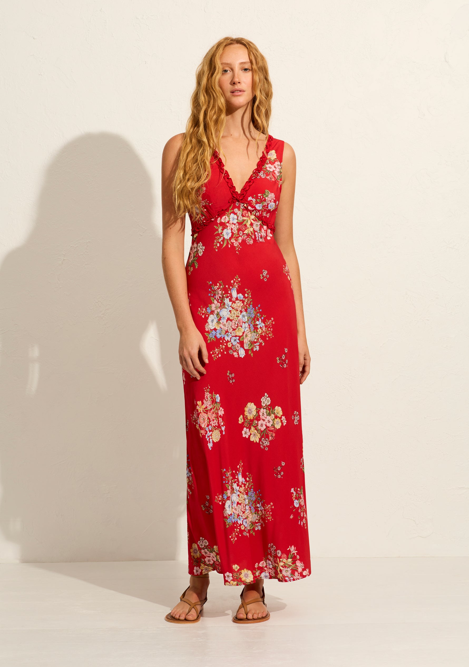 Yolanda Maxi Dress - Red