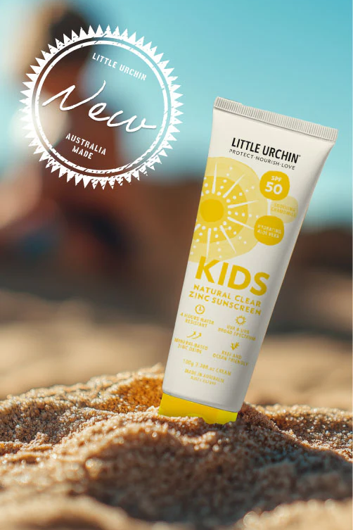 Kids Natural Clear Zinc Sunscreen SPF50+ 100g