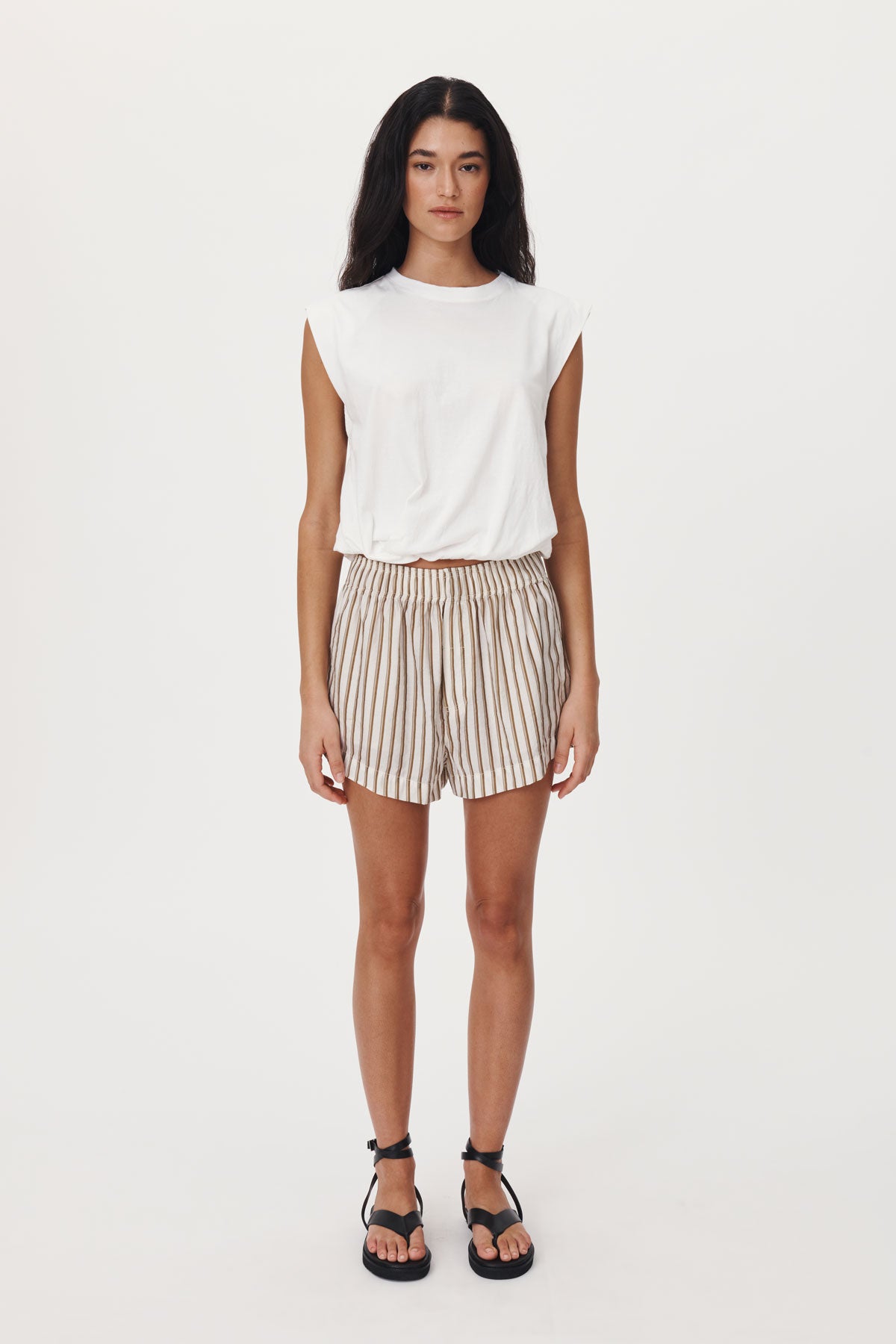 Rocco Stripe Boxer Short - Sienna