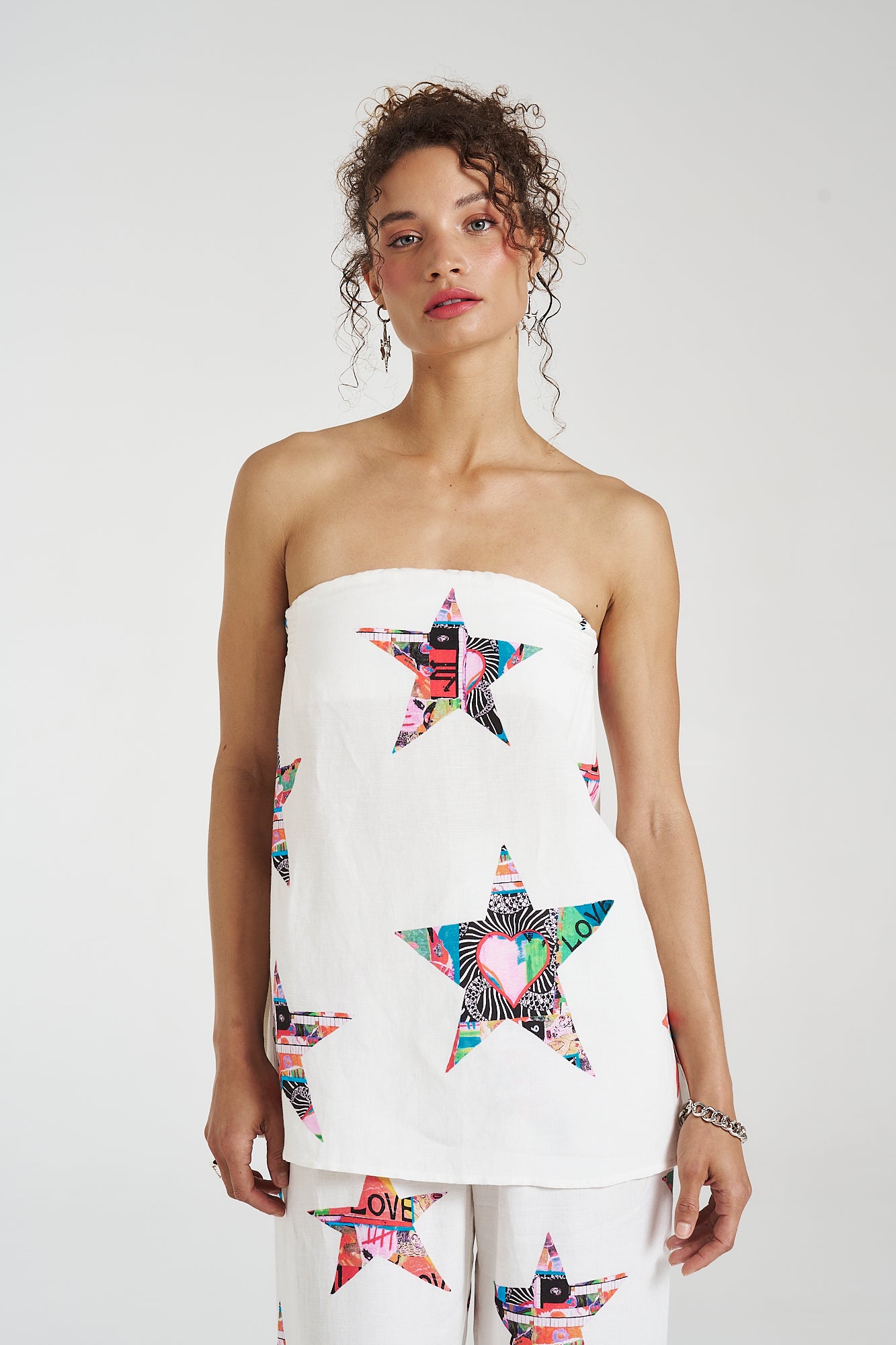 Strapless Shift Top - Star X Lovers