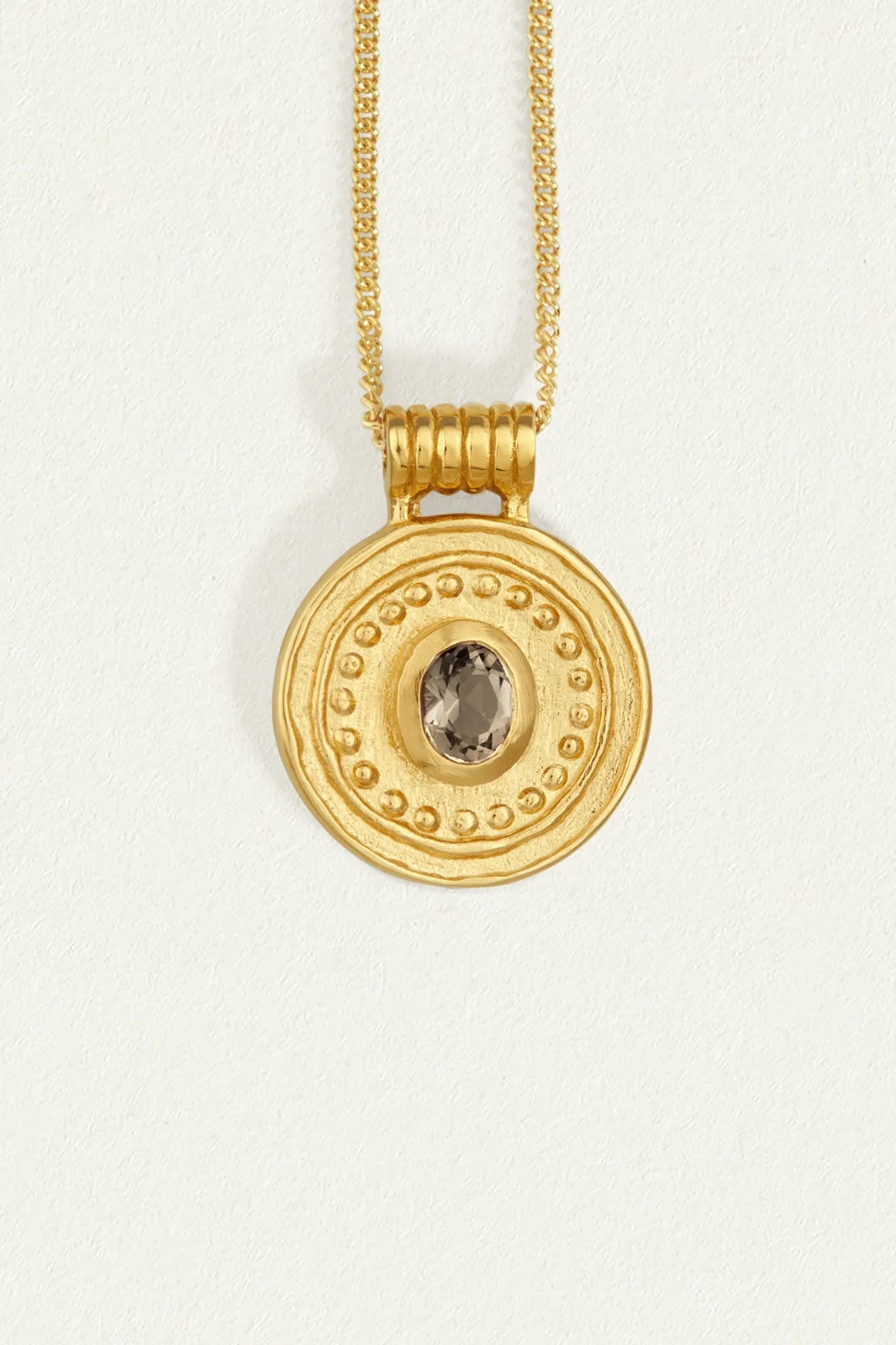 Denarii Coin Necklace - Gold