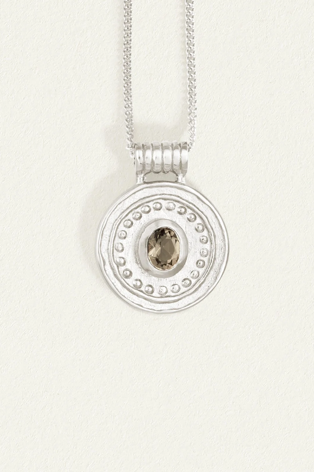 Denarii Coin Necklace - Silver