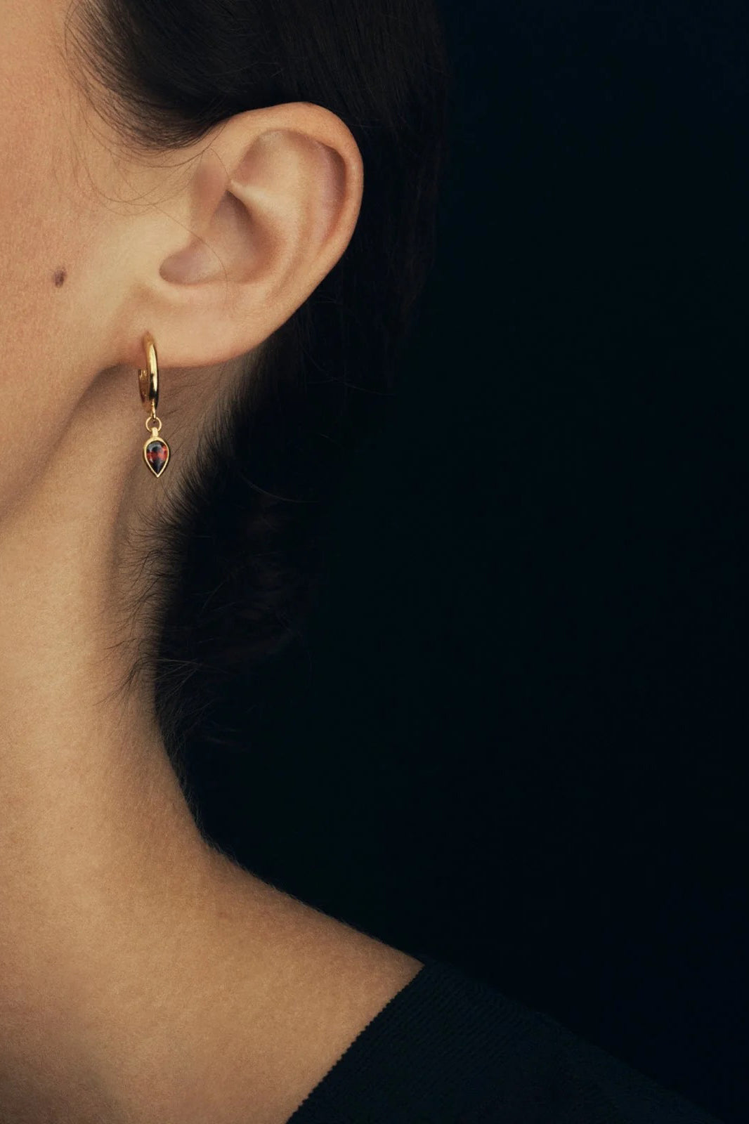 Flame Earrings - Gold