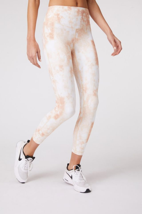 Solar Mist 3/4 Legging - Apricot